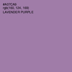 #A07CA9 - Lavender Purple Color Image